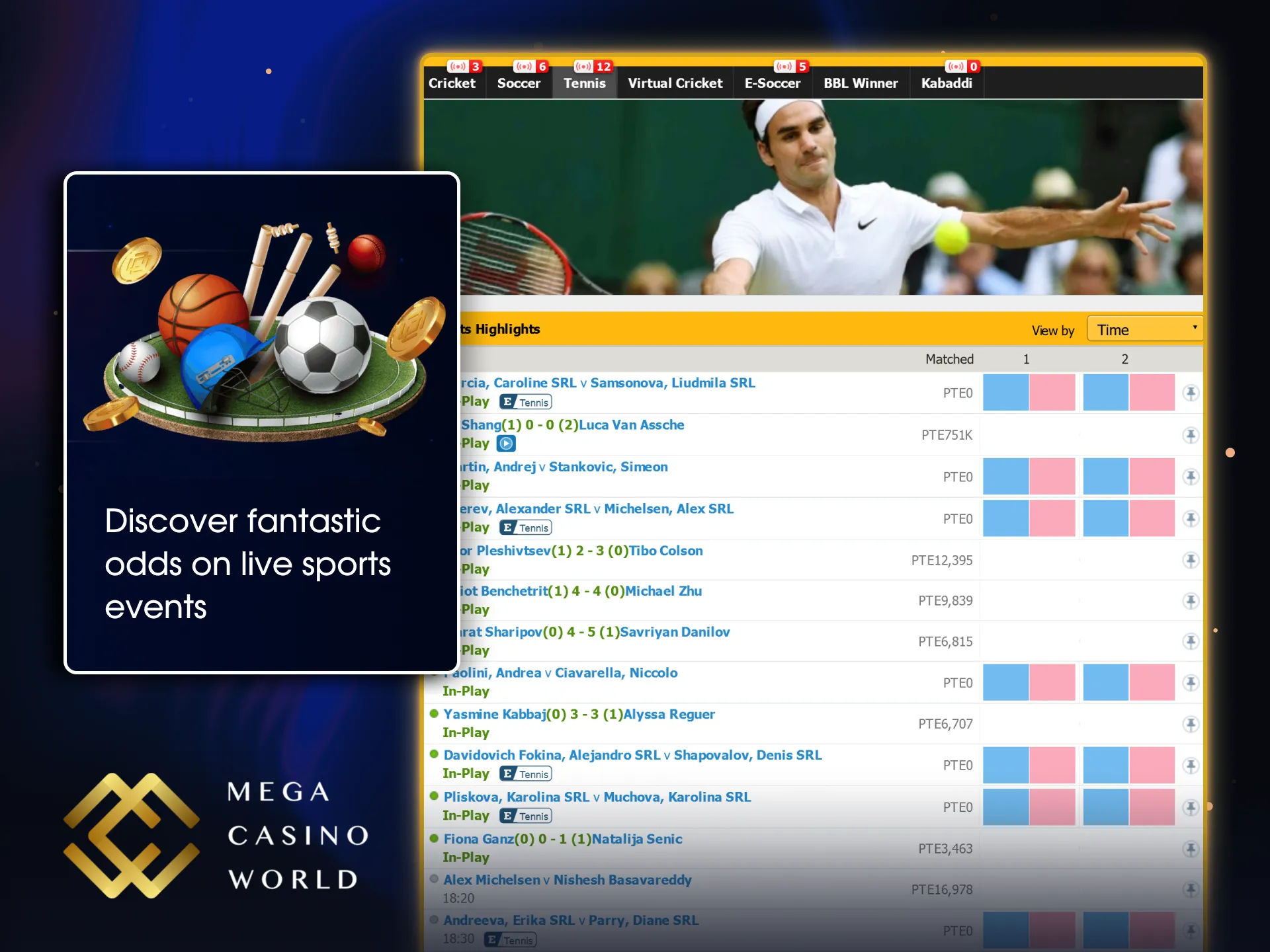 Discover live sports betting in Bangladesh with MCW.